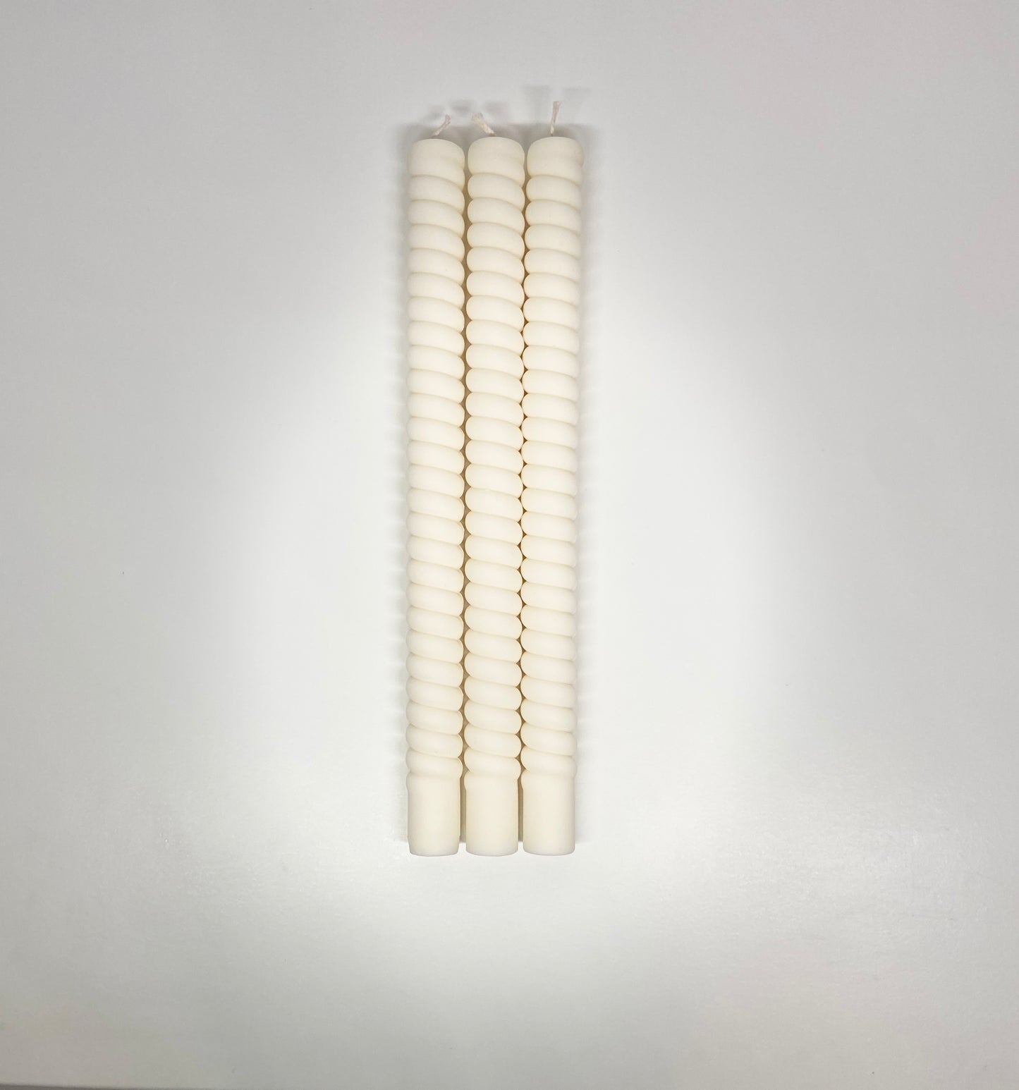 Spiral Kegelkerze 3er-Set