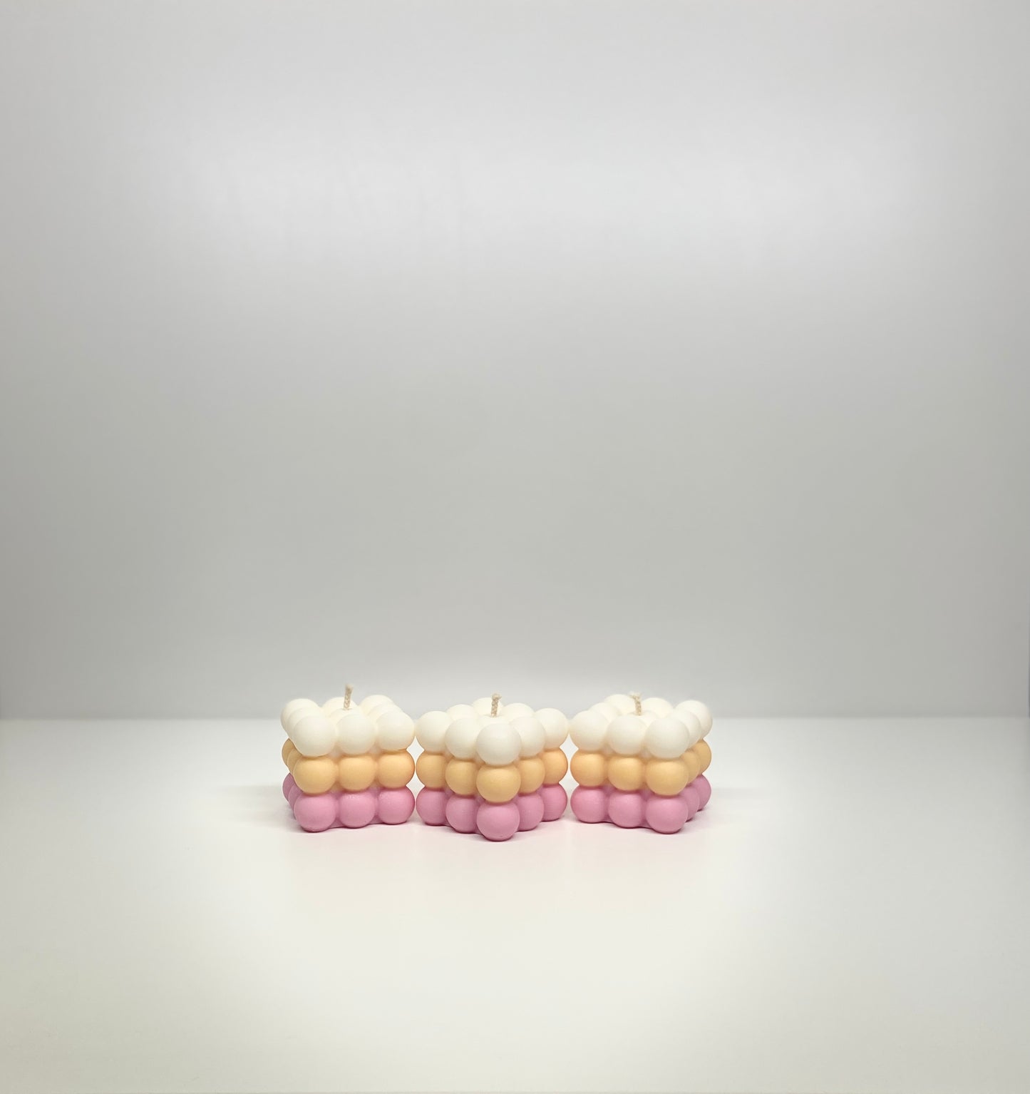 Kerze - Bubble Würfel