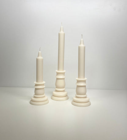 Spire Pillar Candle 3er-Set