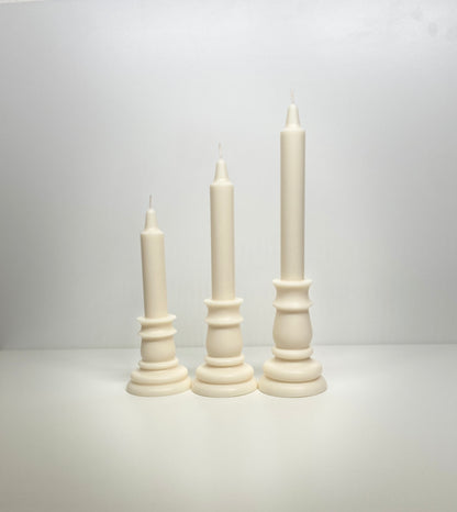 Spire Candle Nature 3er-Set