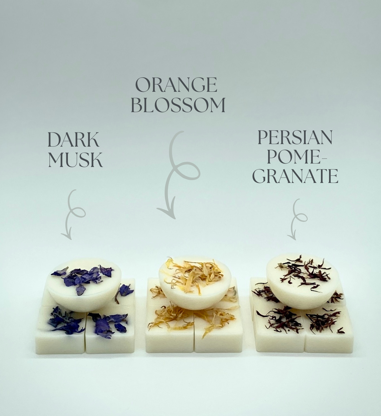 Duftwachs - 3er Pack (Spring Flowers - Blooming Garden - Fruity Scents)